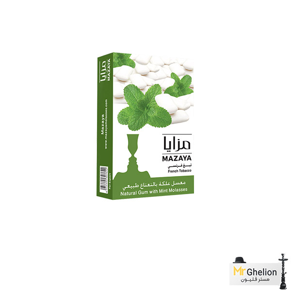 تنباکو قلیان مزایا آدامس نعنا Mazaya gum mint