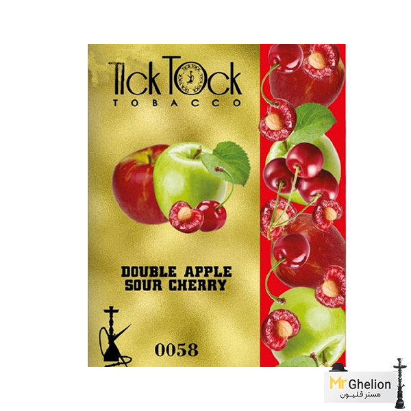 تنباکو تیک تاک دوسیب آلبالو double apple cherry ticktock