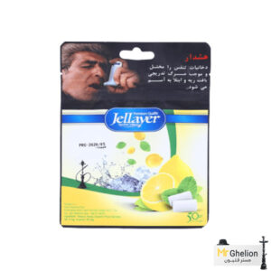 تنباکو قلیان جلایر آدامس لیمو نعنا یخ Jellayer ice gum lemon mint