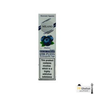 پاد یکبار مصرف میلانو بلوبری 6500 پاف Milano Blueberry