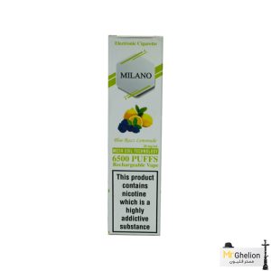 پاد یکبار مصرف میلانو بلورز لیموناد 6500 پاف Milano Blue Razz Lemonade