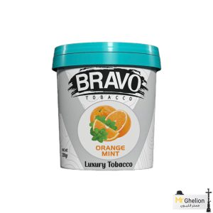 تنباکو قلیان براوو پرتقال نعنا 200گرمی Bravo Orange Mint