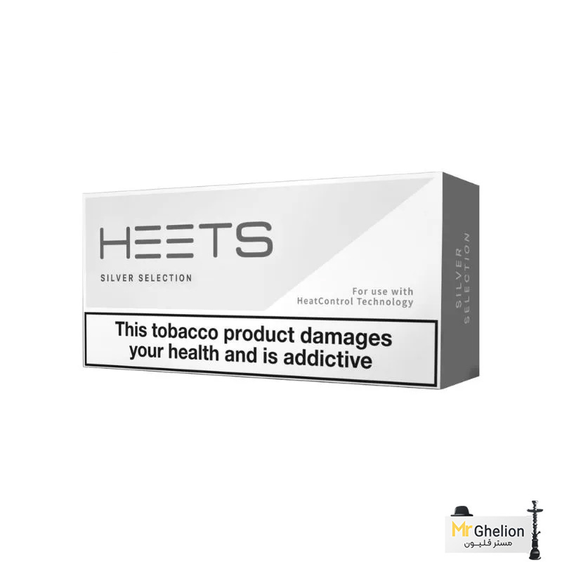 ss8 سیگار هیتس اروپایی نقره ای Heets Silver