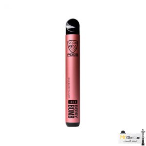 پاد یکبار مصرف ویگاد توت فرنگی یخ 2000 پاف Vgod Strawberries Ice